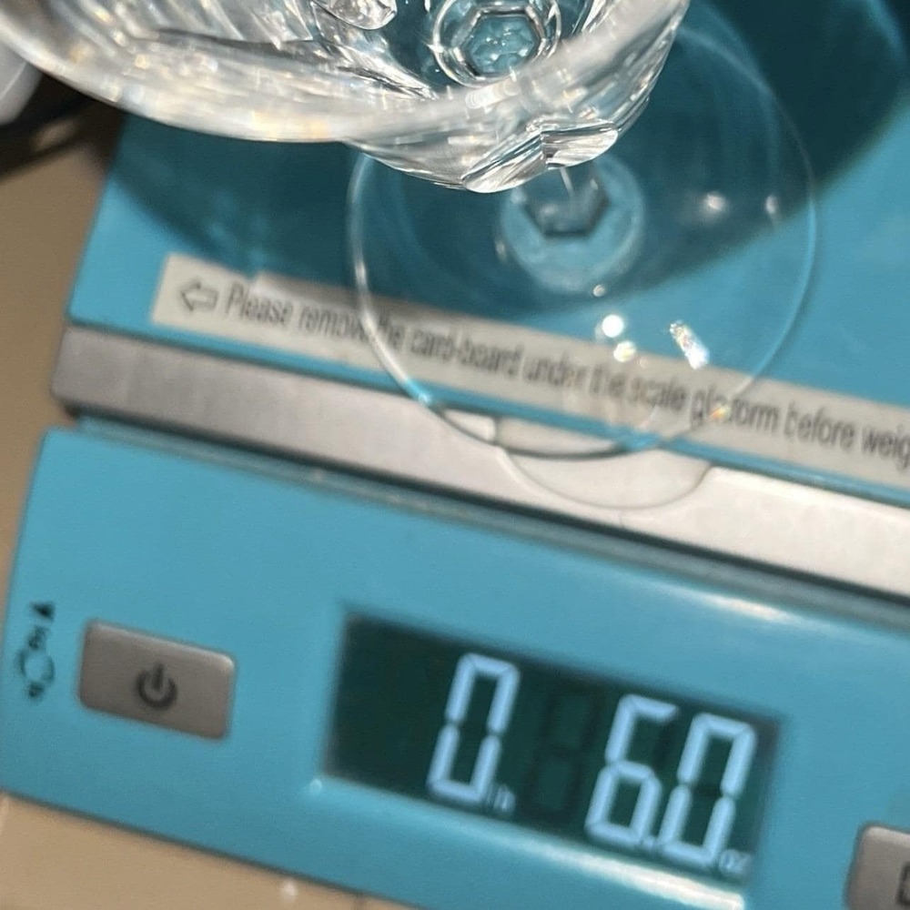 St Louis Cerdagne Claret Crystal stemware 5 1/2" Signed France Set of 4 MCM - Picture 15 of 15